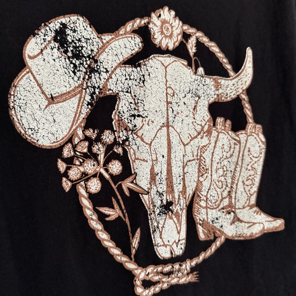 NWOT Maurices Black Dress with Western Graphic, XS - Picture 5 of 10